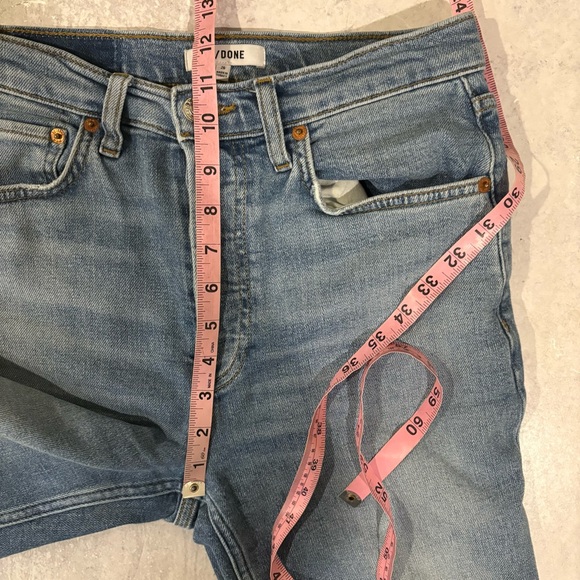 RE/DONE Originals || 70s Bootcut Jeans in Blazed Indigo Light Wash 26 - Picture 11 of 13